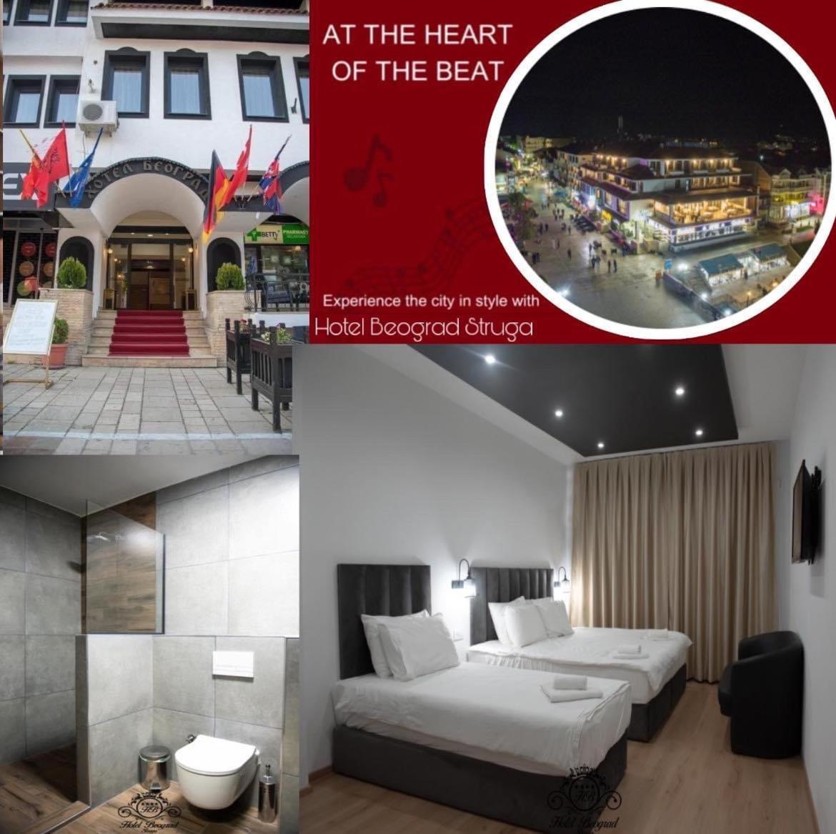 Hotel Beograd Struga Exteriér fotografie
